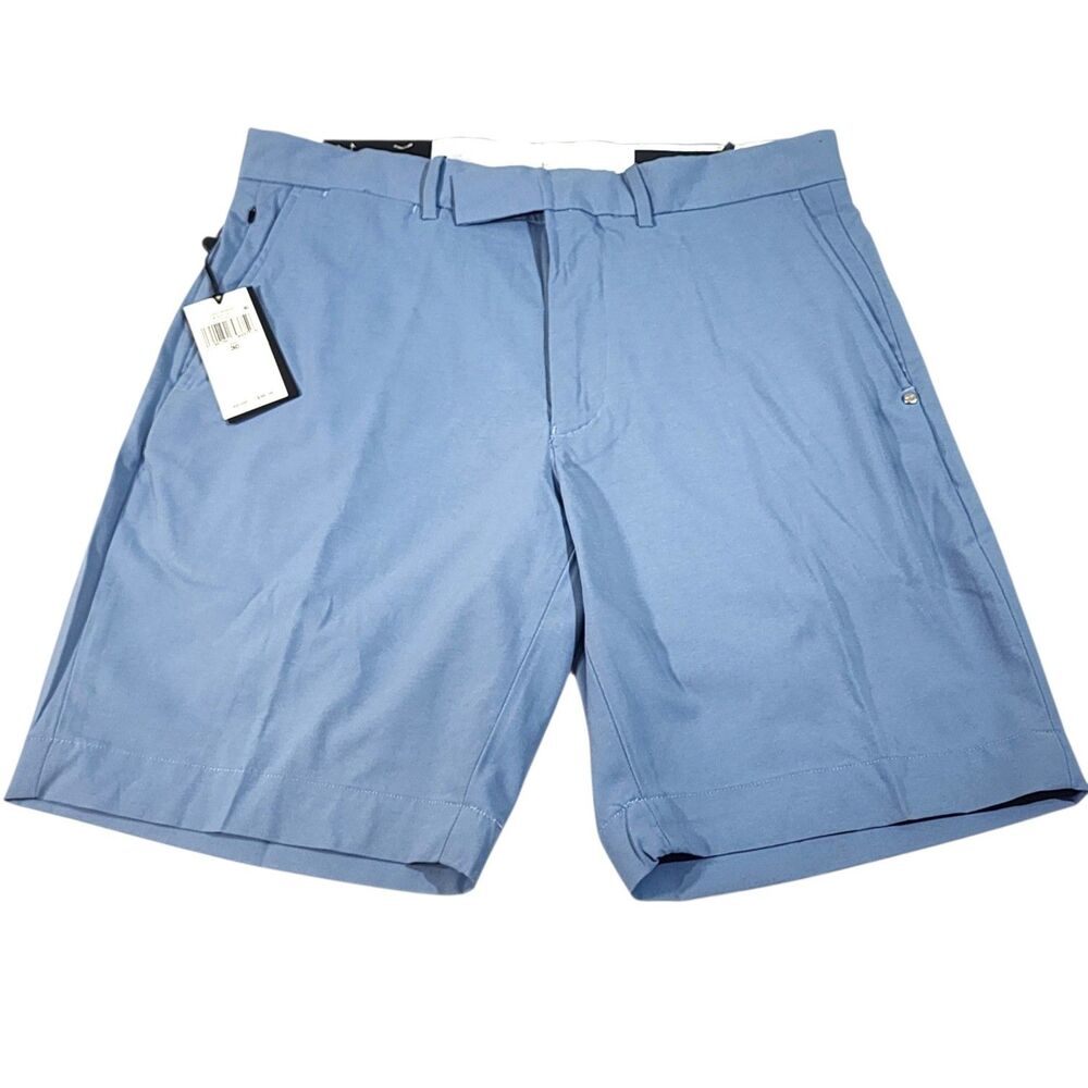NWT RLX Ralph Lauren Mens Classic Fit Golf Shorts Blue Size 30 Chino Quick Dry
